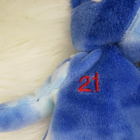 Salvino's Bammers Opening Day Sammy Sosa #21 Blue Beanie Bear - Picture 3 of 11